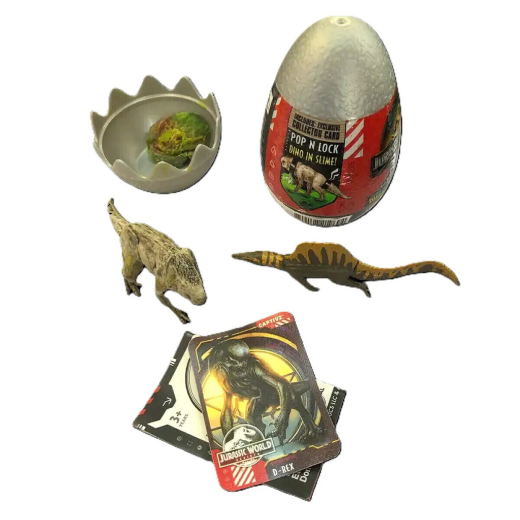 Jurassic World Rebirth Huevo con Slime Sorpresa Infantil