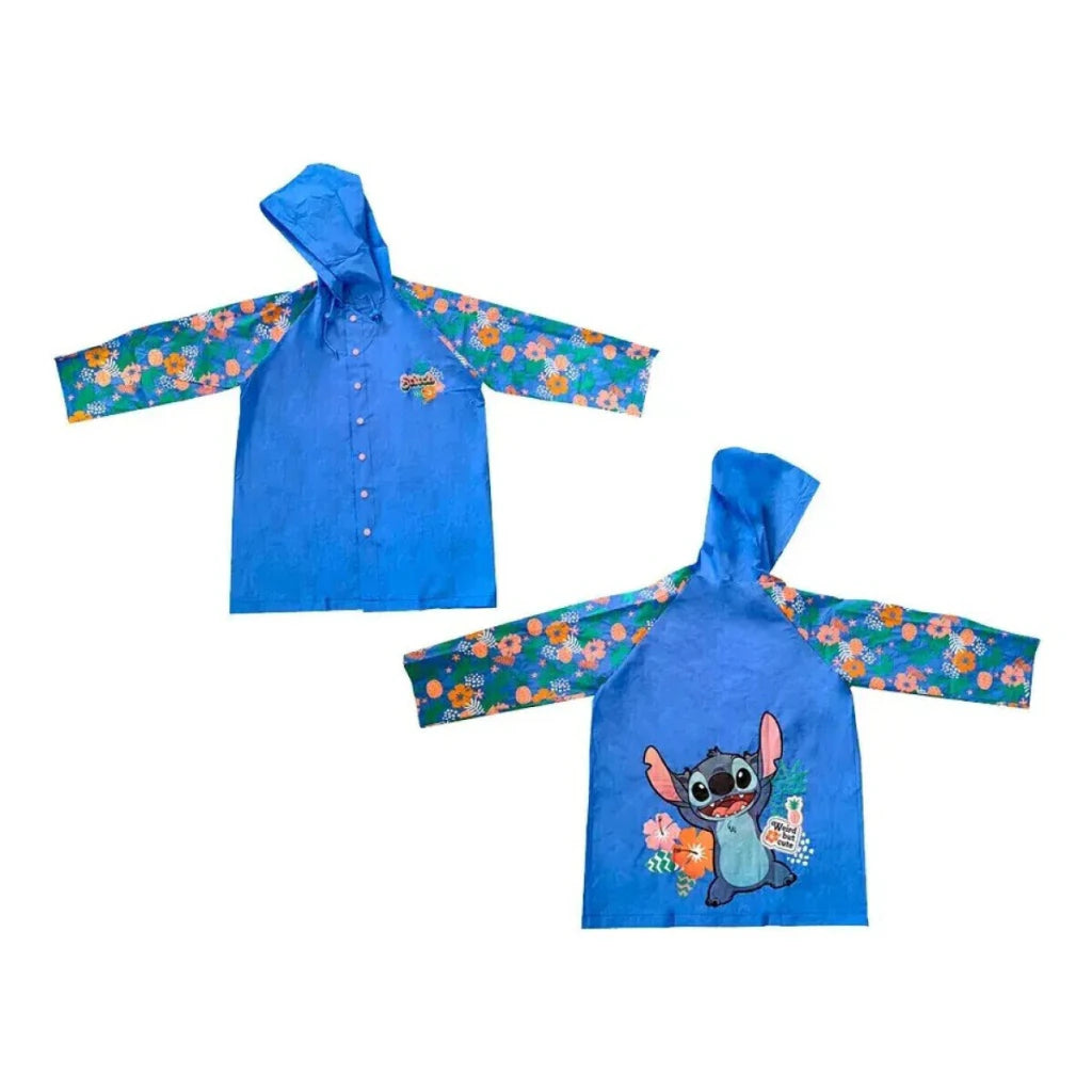 Piloto Infantil de Lluvia Stitch Wabro Impermeable Disney