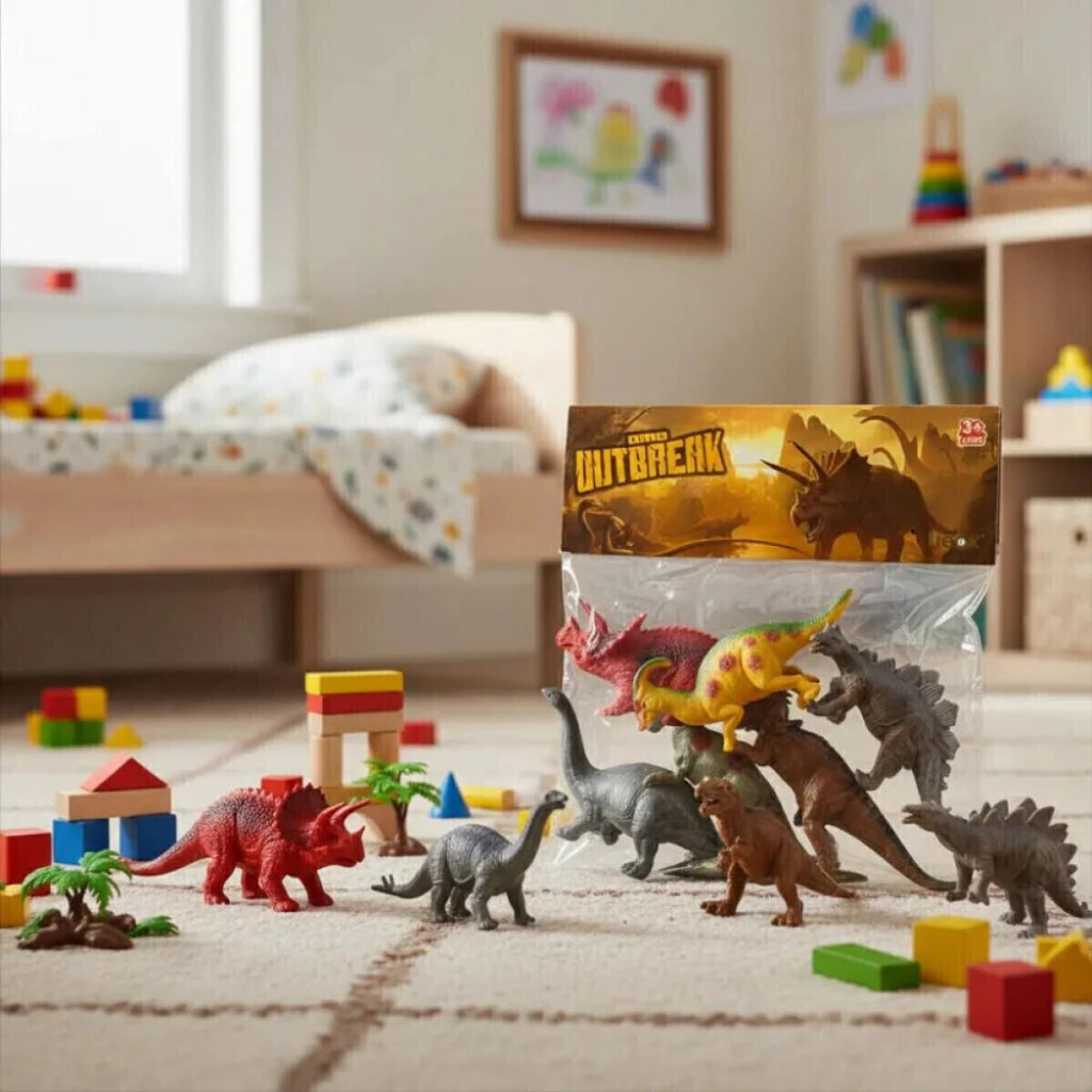 Dinosaurios Set de Juguete x6 Unidades Infantil