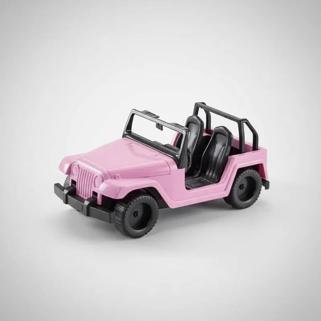 Auto Jeep Barbie Rosa con Red Mini Play Infantil