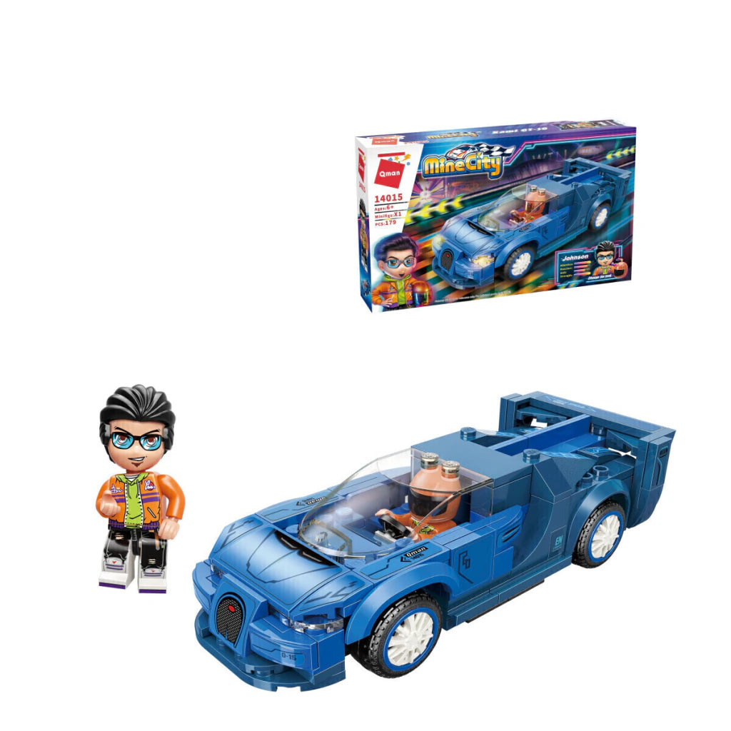 Bloques Auto Bugatti Racing 179 Piezas Juguete para Armar