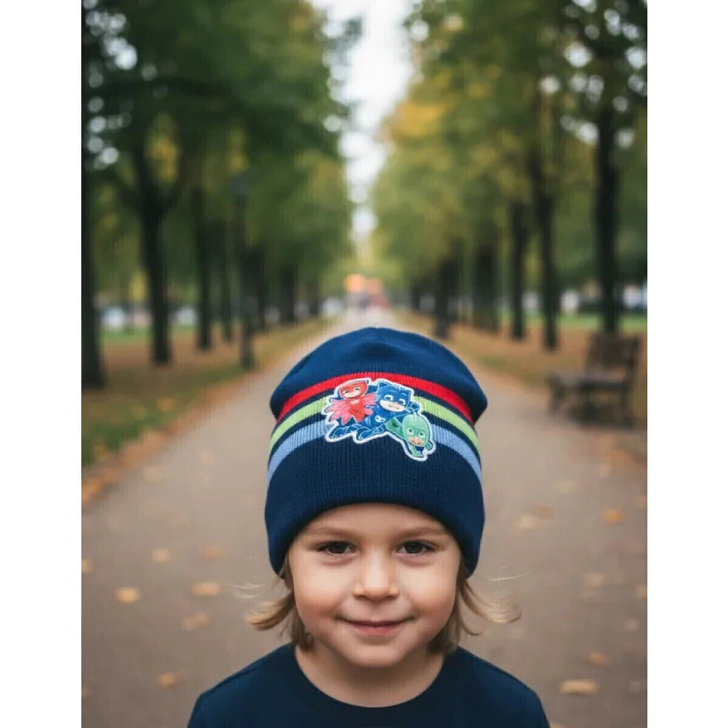 Gorro Footy Infantil PJ Masks Invierno Tejido Abrigado