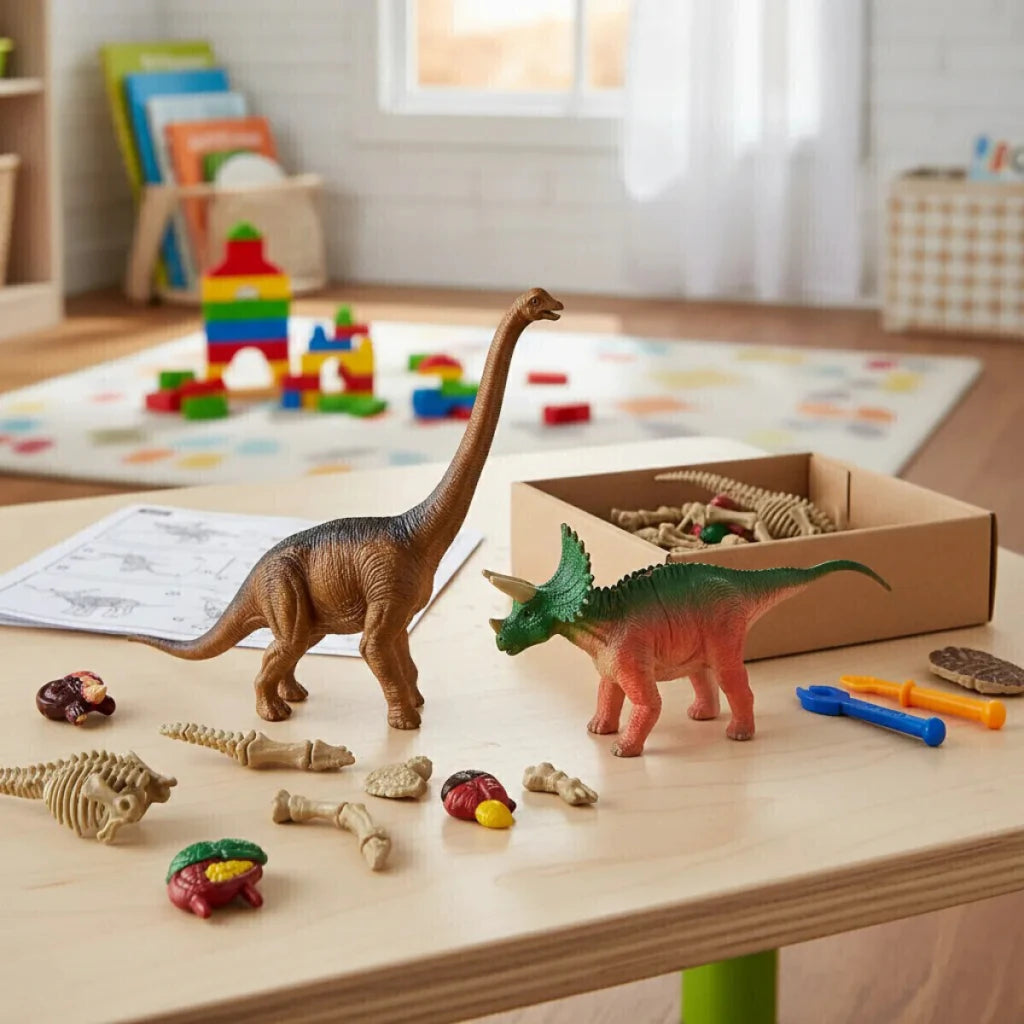 Set Dinosaurios de Juguete x2 Unidades Modelos Surtidos