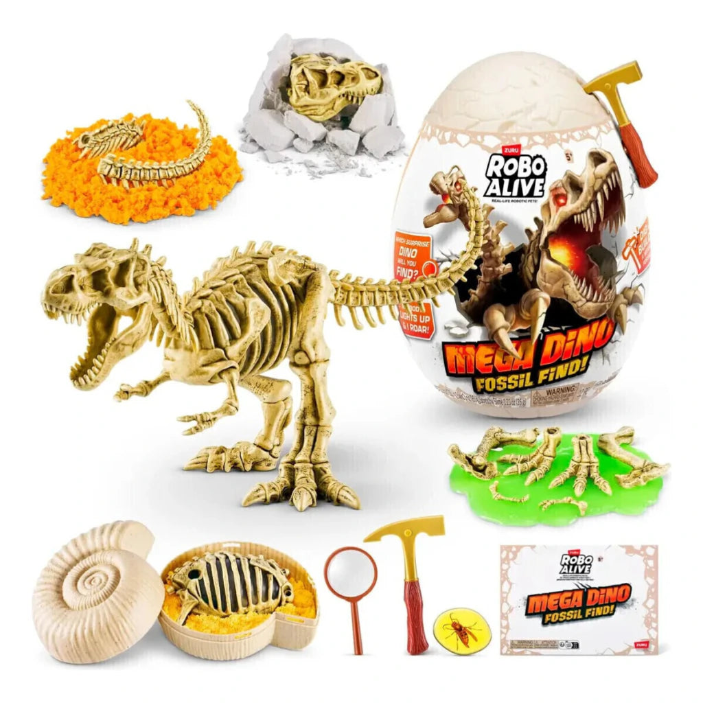 Huevo Sorpresa Dino Fósil 18 cm Juguete Infantil de Exploración