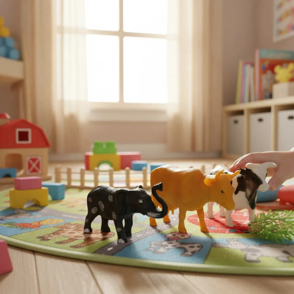 Animales de Juguete Surtidos x5 Figuras Infantiles
