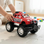 Monster Truck Camioneta de Policía a Fricción Juguete Infantil