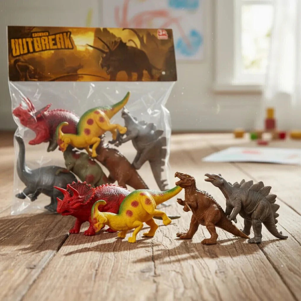 Dinosaurios Set de Juguete x6 Unidades Infantil