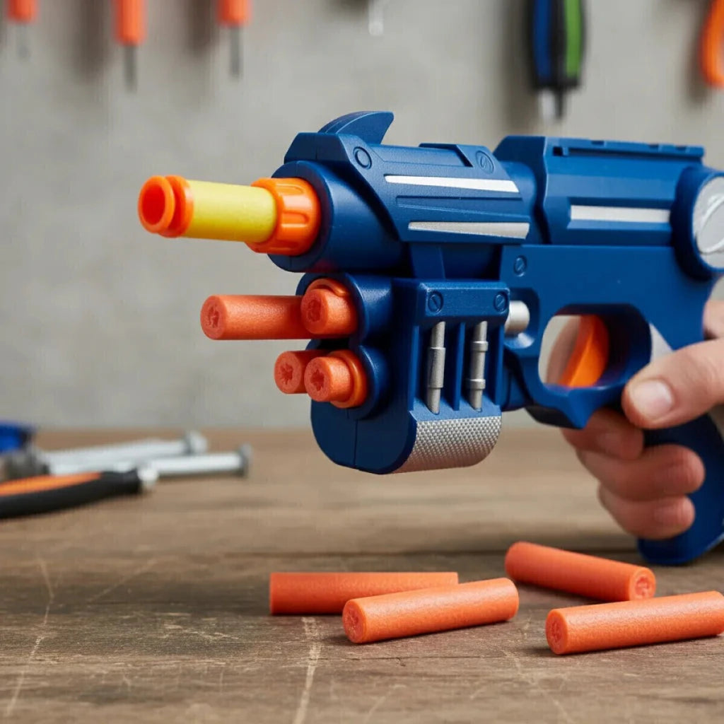 Pistola Lanza Dardos Giantoys Juguete Infantil con Dardos