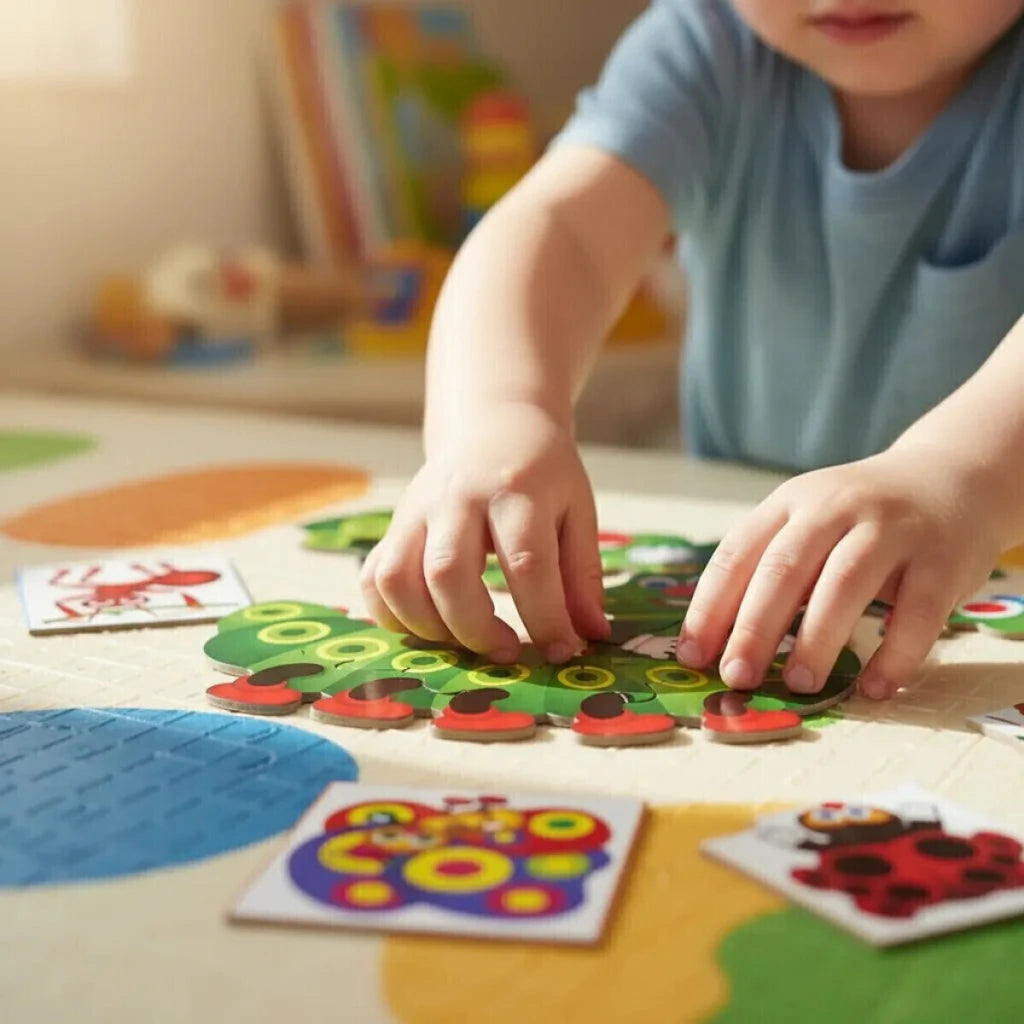 Juego de Mesa Infantil Bichitos Puzzles Ruibal Didáctico