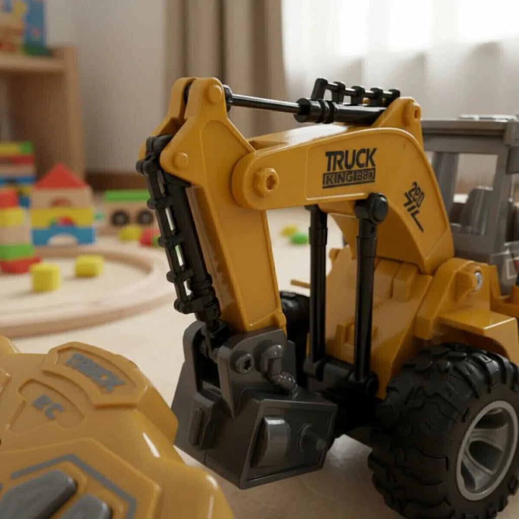 Máquina Excavadora Radio Control Juguete Construcción Infantil