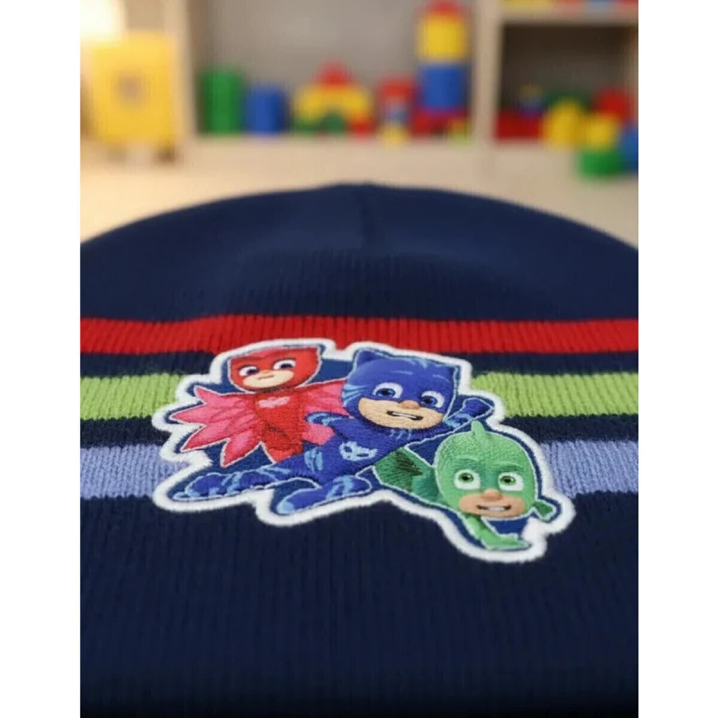Gorro Footy Infantil PJ Masks Invierno Tejido Abrigado