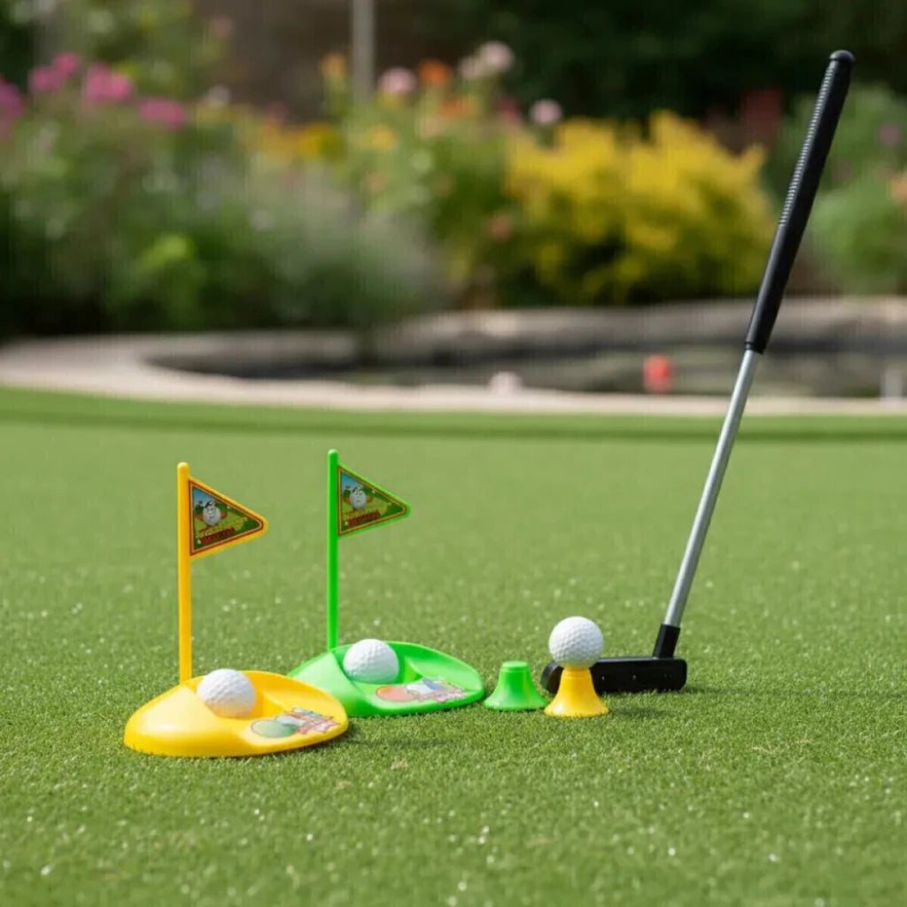 Set de Golf Infantil Giantoys con Palos Pelotas y Varilla
