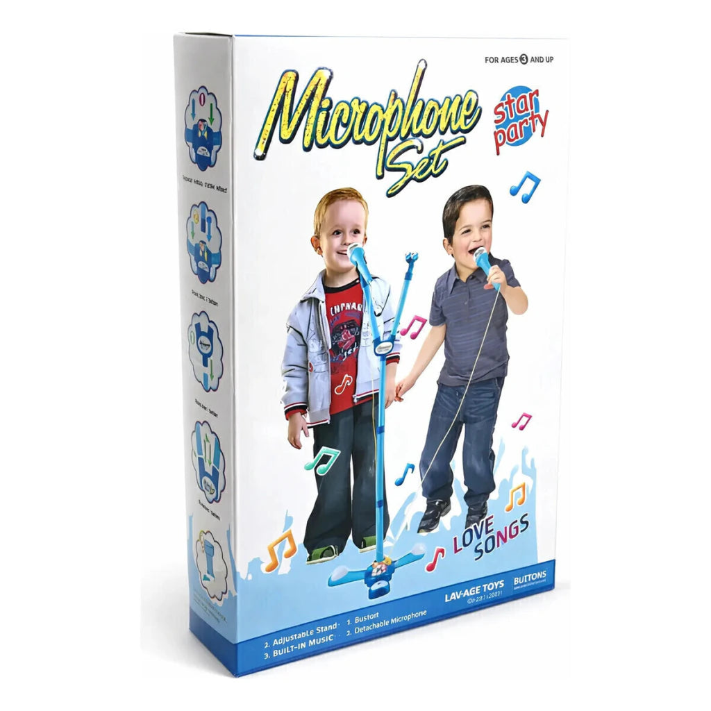 Micrófono Karaoke con Luces y Sonidos Juguete Infantil