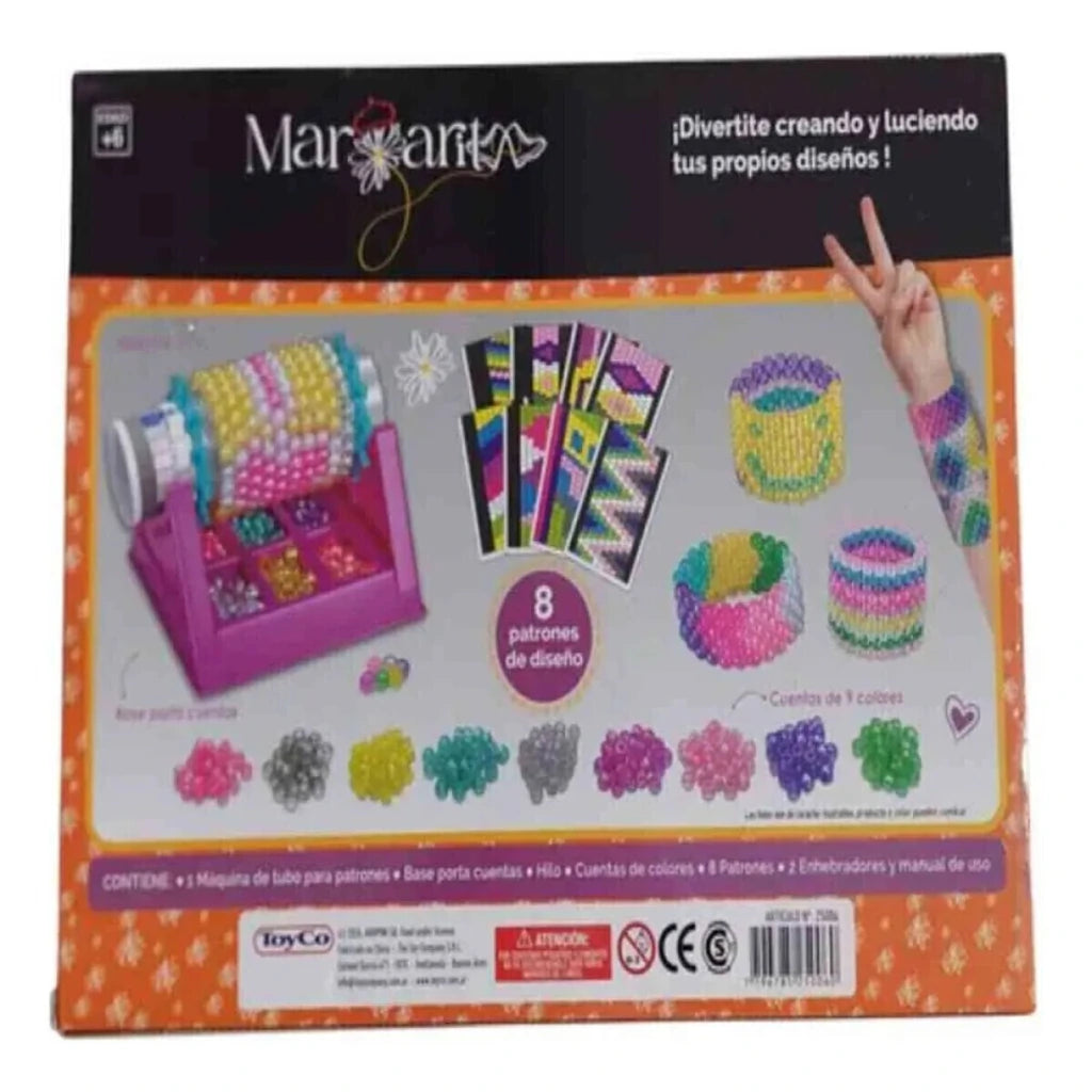 Juego Margarita Fábrica de Pulseras Kit Creativo de Manualidades