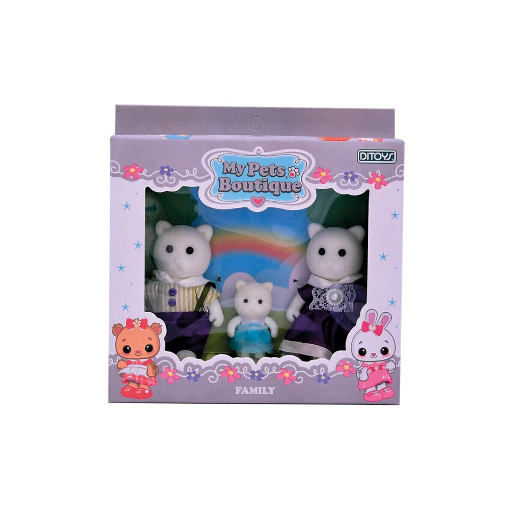 My Pets Boutique Familias Animales 3 Figuras Ditoys Infantil