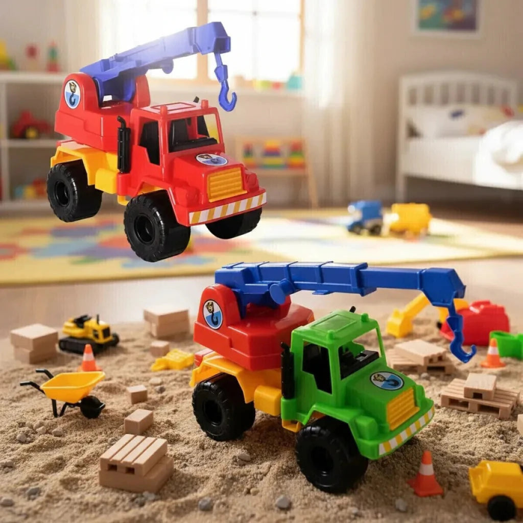 Camión Guinche Mediano Duravit Vehículo de Rescate Infantil