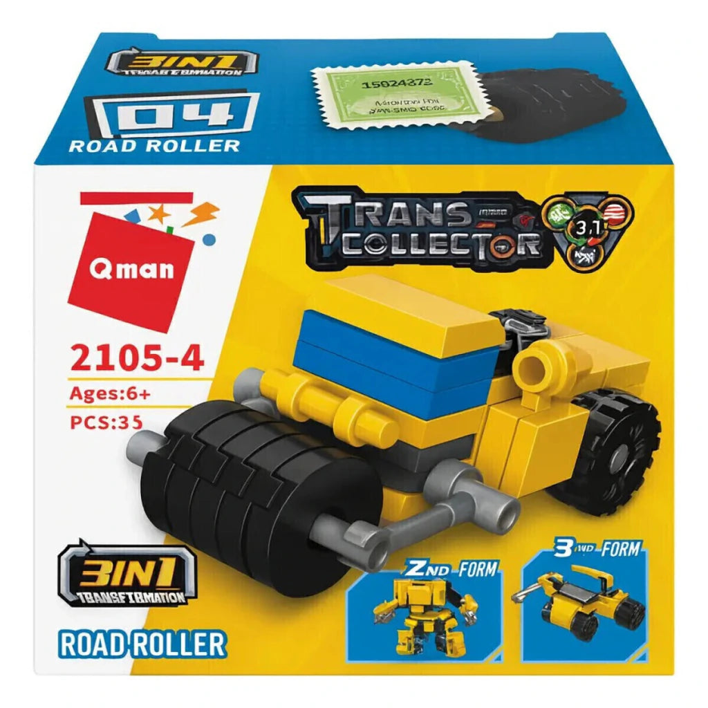Qman Bloques Armables Policía 3 en 1 Coleccionables Construcción