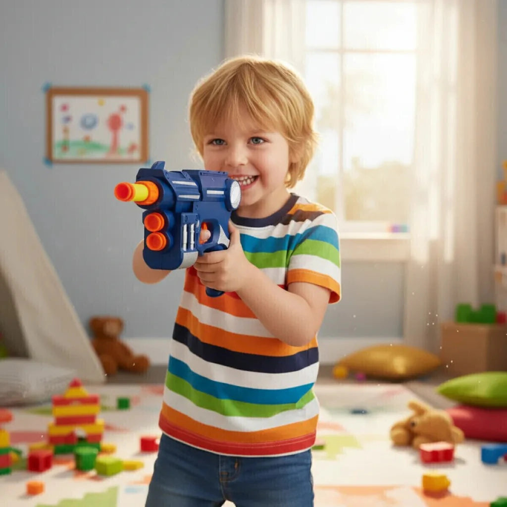 Pistola Lanza Dardos Giantoys Juguete Infantil con Dardos
