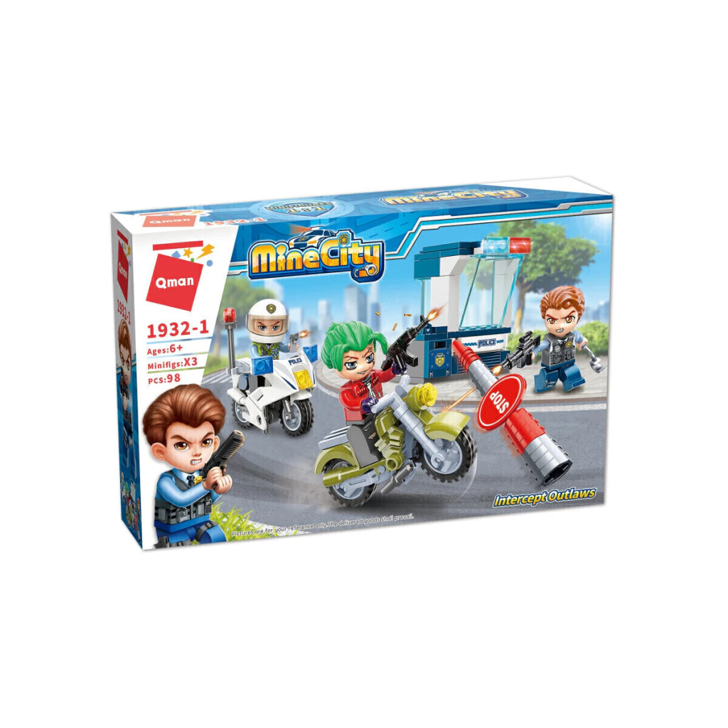 Qman Bloques Mine City Captura Forajidos Set Armable Infantil