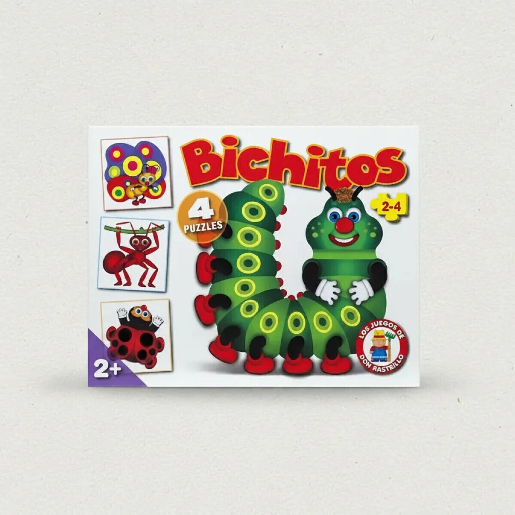 Juego de Mesa Infantil Bichitos Puzzles Ruibal Didáctico