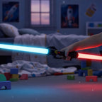 Doble Espada Láser 2 en 1 Giantoys con Luz y Sonido