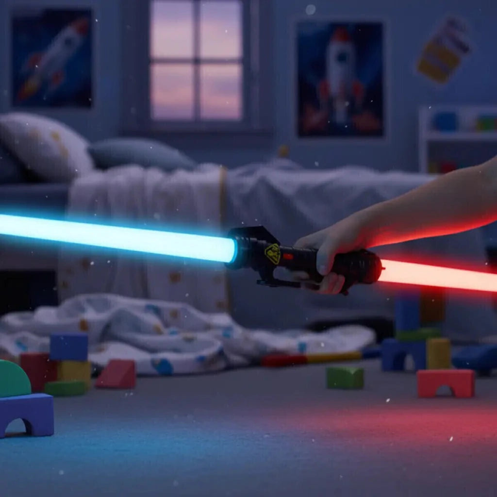 Doble Espada Láser 2 en 1 Giantoys con Luz y Sonido