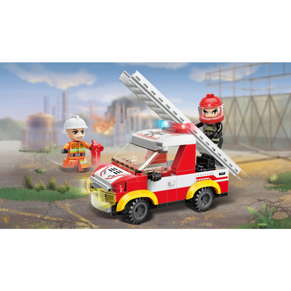 Blocks Jet Truck Qman Set de Construcción