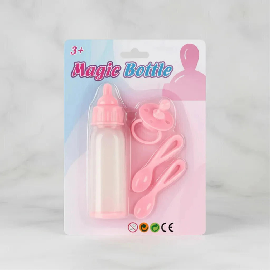 Mamadera Mágica Biberón Juguete para Bebote con Accesorios