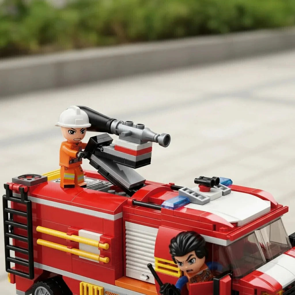 Blocks Fire Fighting Strike 370 Piezas Bloques para Armar Bomberos