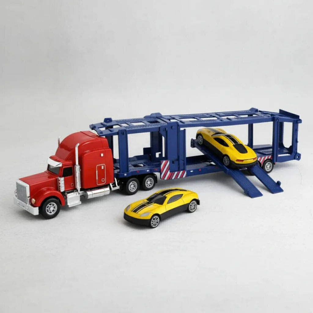 Camión Transportador de Autos a Fricción Juguete Infantil